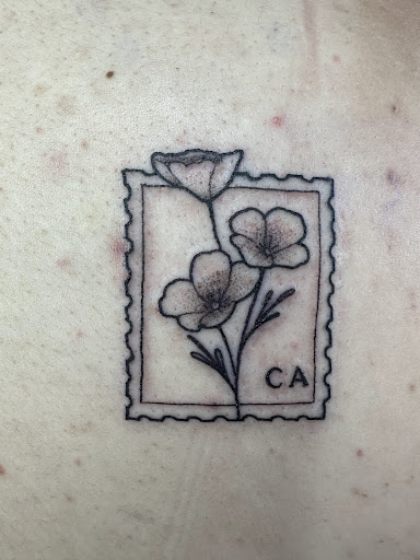 Explore sound wave tattoo ideas, creative tattoo ideas in Eureka, available at Bohemian Tattoo