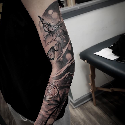 Explore ladies small tattoo ideas, creative tattoo ideas in Goose Creek, available at Red Kirin Tattoo