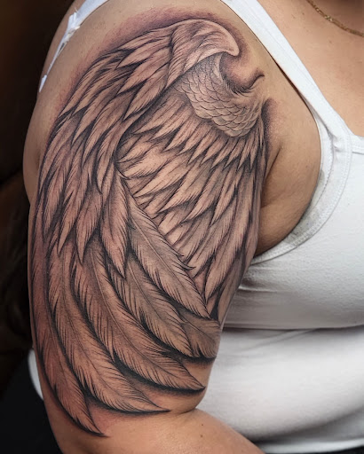 Explore rubber duck tattoo ideas, creative tattoo ideas in Arlington, available at The Chosen One Ink