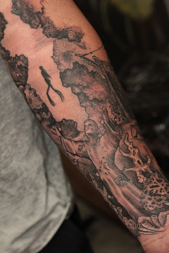 Explore pinup tattoo ideas, creative tattoo ideas in Homosassa, available at Citrus Tattoos