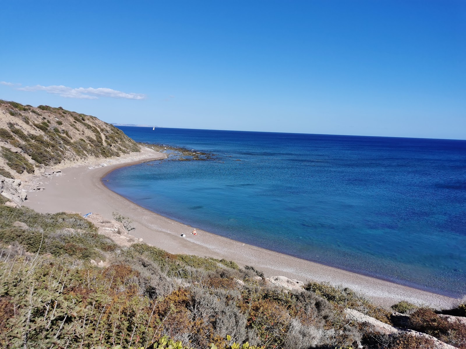 Fotografija Paralia Plimmiriou III z kevyt hiekka ja kivi površino