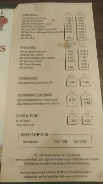 Royal de Tarbes à Séméac menu