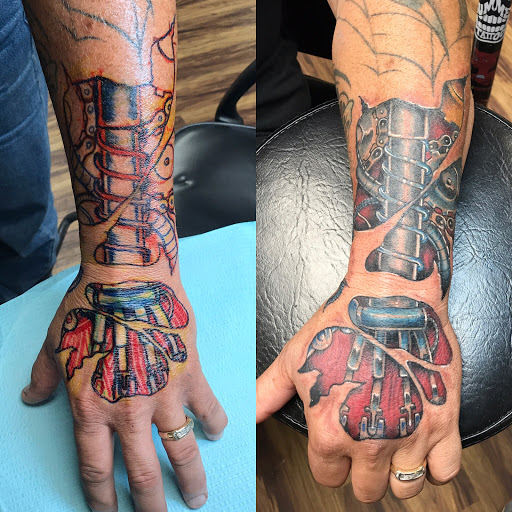 Explore redrum tattoo ideas, creative tattoo ideas in Ocala, available at The Tattoo Gallery of Ocala LLC