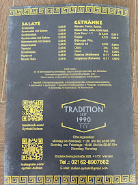 Restaurant grec Syrtaki Grill à Viersen - menu / carte
