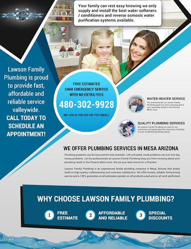 Plumber «Lawson Family Plumbing, Inc.», reviews and photos, 1734 E Main St #9, Mesa, AZ 85203, USA