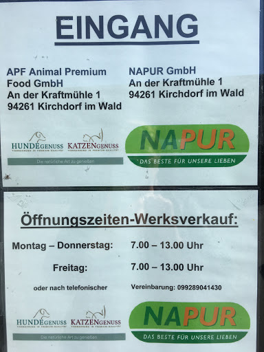APF Animal Premium Lebensmittel GmbH unter Kirchdorf im Wald, 