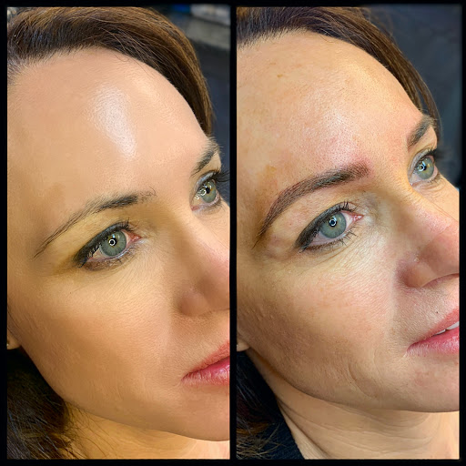 Explore star and moon tattoo ideas, creative tattoo ideas in Peoria Heights, available at BeautiFULL Brows By Jen Microblading - Permanent Makeup Wild Honey Beauty Studio