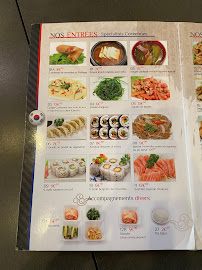 Korea House à Torcy menu