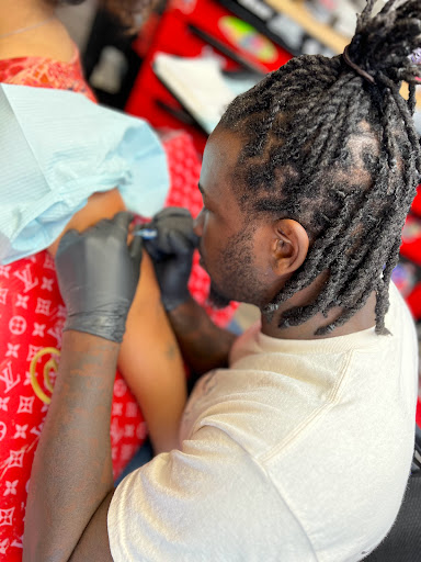 Explore broken heart tattoo ideas for guys, creative tattoo ideas in Goose Creek, available at Red Kirin Tattoo