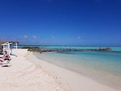 Foto von Sorobon Beach mit sehr sauber Sauberkeitsgrad