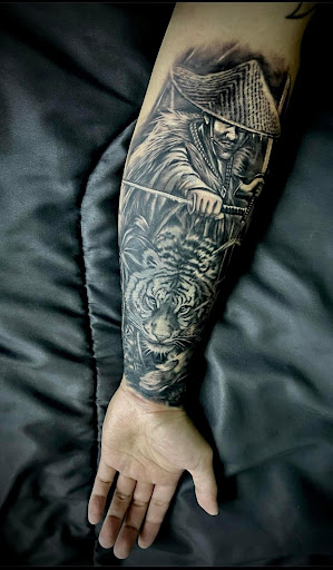 Explore mechanic tattoo ideas, creative tattoo ideas in Katy, available at Family Tattoo Studio