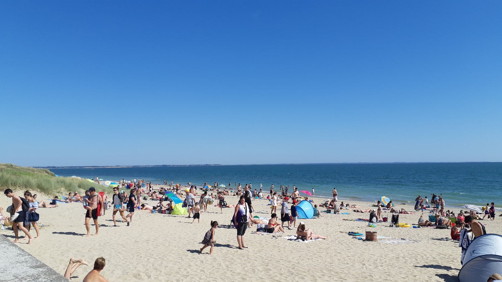 Fotografija Plage de Damgan z dolg zaliv