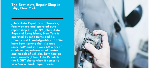Auto Repair Shop «Johns Auto Repair», reviews and photos, 378 Moffitt Blvd, Islip, NY 11751, USA