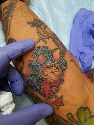 Explore capricorn tattoo ideas for men, creative tattoo ideas in Toms River, available at Jersey Sure Lines Tattoo