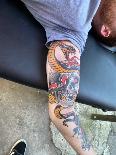 Explore tattoo ideas for a submissive, creative tattoo ideas in Plano, available at Legend Tattoo & Piercing Shop