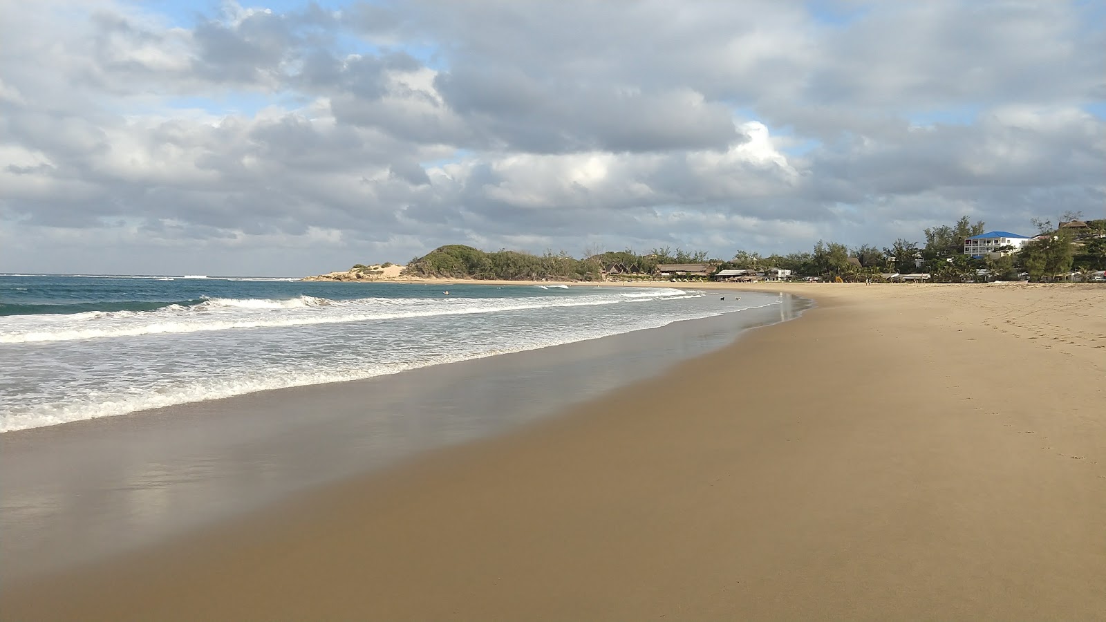 Foto van Tofo Beach met recht en lang