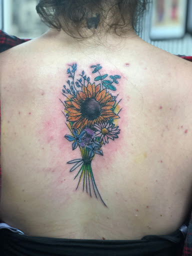 Explore shin tattoo ideas, creative tattoo ideas in Barberton, available at Magic City Tattoo Company