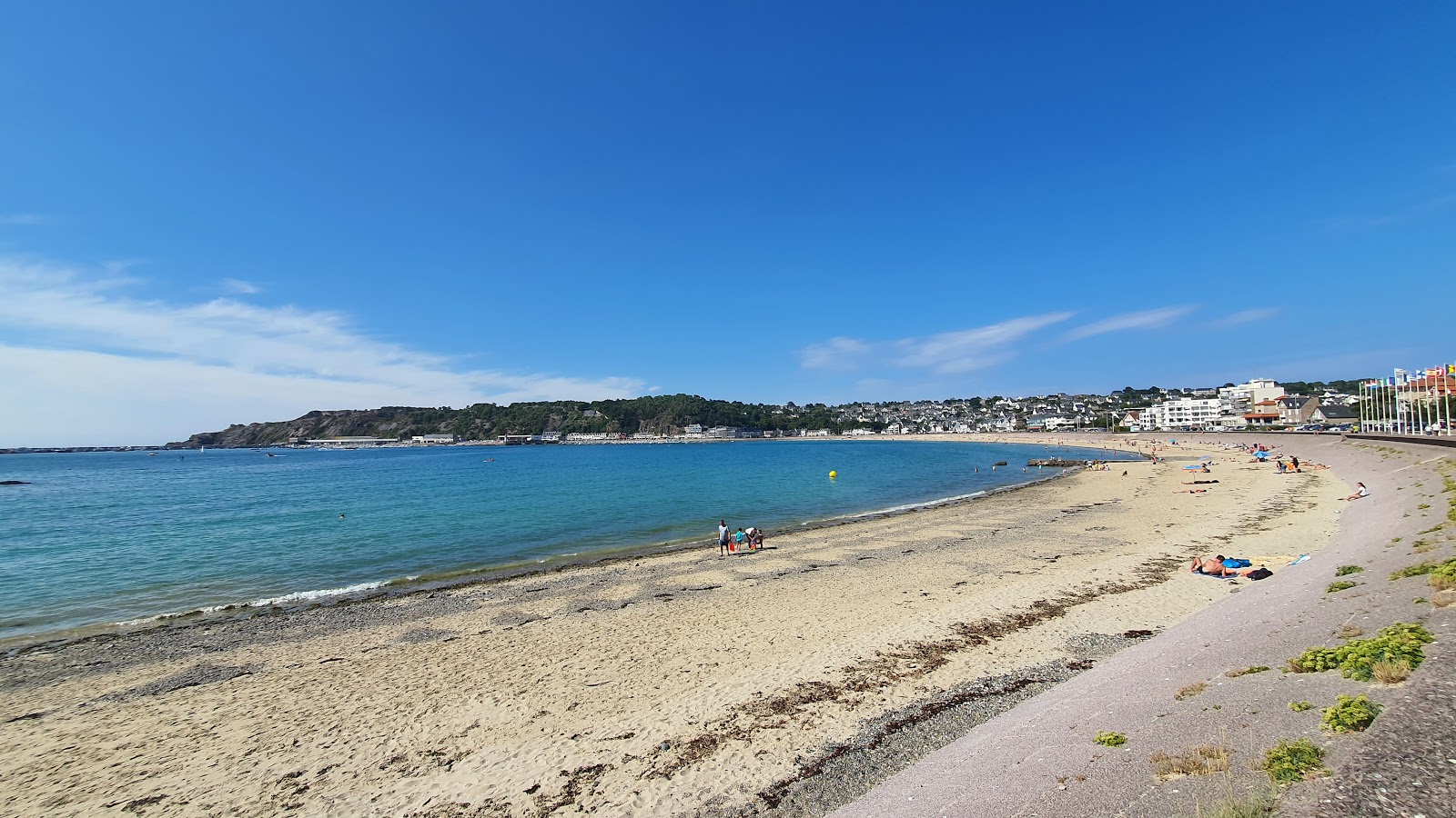 Photo de Plage du Centre avec sable lumineux de surface