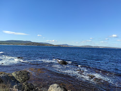 Foto di Small Shady beach con una costa dritta