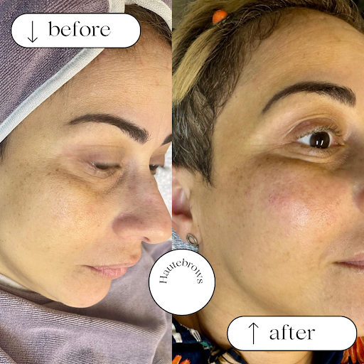 Explore tattoo ideas for the back of the neck, creative tattoo ideas in Savannah, available at Haute Brows. Cosmetic Tattoo