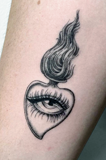 Explore mountain tattoo ideas for men, creative tattoo ideas in San Angelo, available at Old Town Tattoo