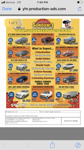 Used Car Dealer «Sundance Auto Sales», reviews and photos, 505 S 1st St, Yakima, WA 98901, USA