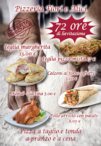 Menu du Pizzeria Fiori E Alici à Rome