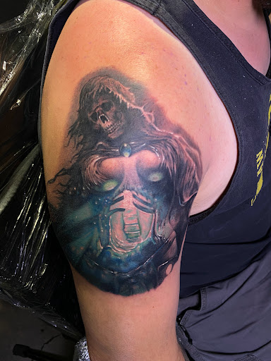 Explore baseball tattoo ideas for men, creative tattoo ideas in Clovis, available at High Sierra Tattoo Co.