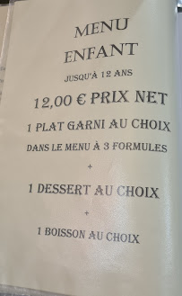 Restaurant l'Ecu d'Or à Le Puy-en-Velay menu