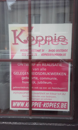 Beoordelingen van Drukhuis Koppie Kopies in Oostende - Grafisch ontwerp
