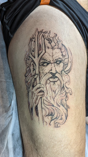 Explore overdose tattoo ideas, creative tattoo ideas in New Orleans, available at Catahoula Tattoo 