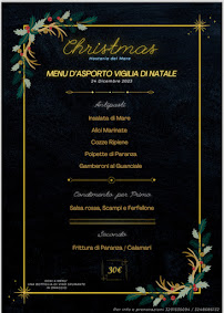 HOSTARIA DEL MARE à Santa Teresa menu