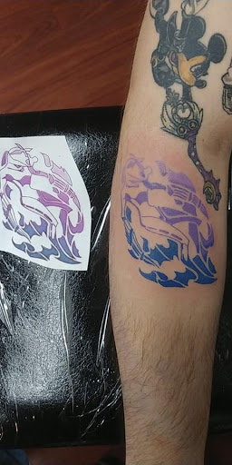 Explore broken hearted tattoo ideas, creative tattoo ideas in Evans Mills, available at Studio No.8 Body Art Gallery