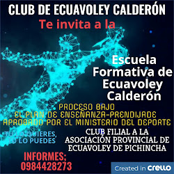 CLUB DE ECUAVOLEY CALDERÓN