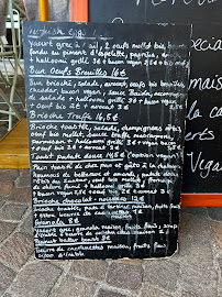 Restaurant Baïda mon amour à Annecy (le menu)