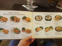 Fujiyama à Paris menu