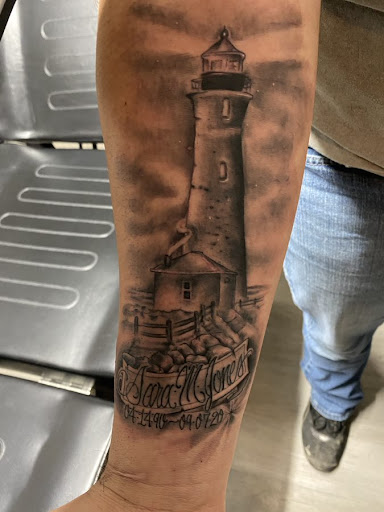 Explore mens arm tattoo ideas small, creative tattoo ideas in Norwalk, available at Saloon 13 LLC