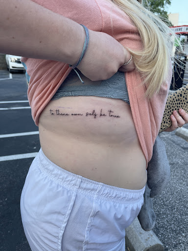 Explore flatline tattoo ideas, creative tattoo ideas in Chattanooga, available at Painted Lady Tattoo Parlor