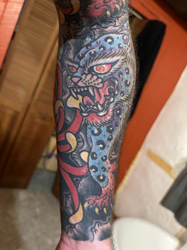 Explore business card size tattoo ideas, creative tattoo ideas in Los Angeles, available at Boartooth Tattoo