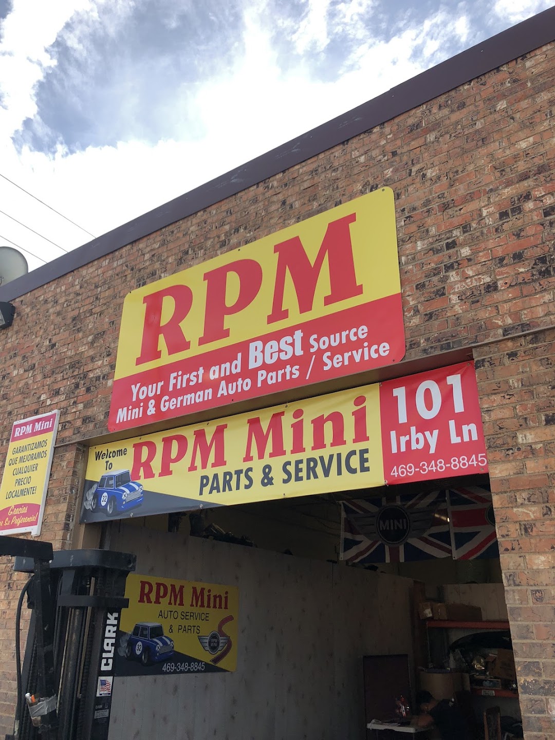 RPM Mini Parts and Service