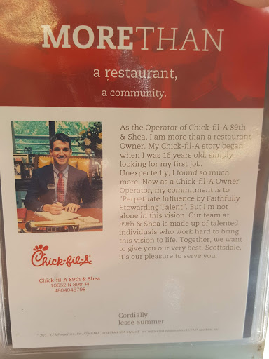Fast Food Restaurant «Chick-fil-A», reviews and photos, 10652 N 89th Pl, Scottsdale, AZ 85260, USA