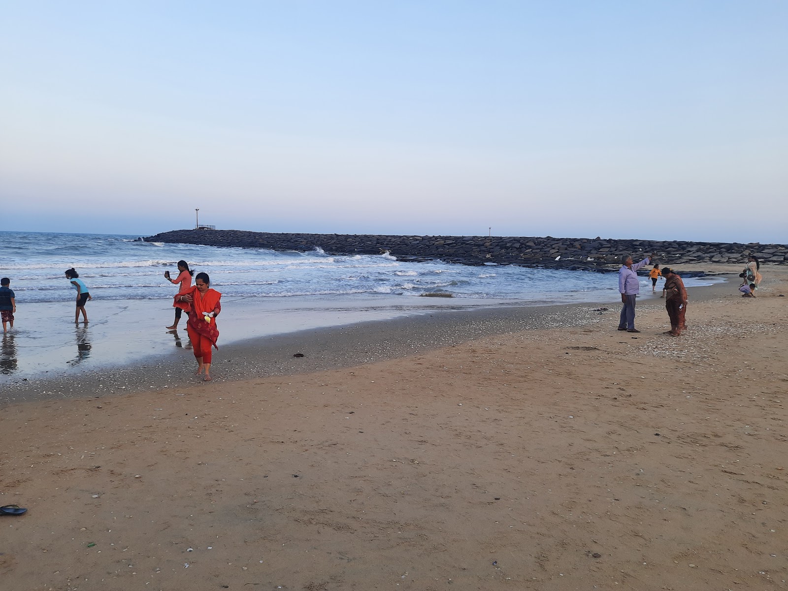 Foto di Karaikal Beach con abbastanza pulita livello di pulizia