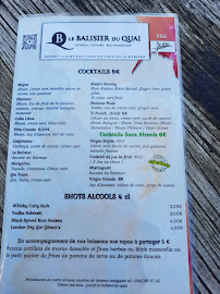 Menu du Péniche BOER 2/Le balisier du Quai à Boulogne-Billancourt