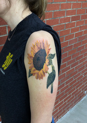 Explore stick poke tattoo ideas, creative tattoo ideas in Addison, available at Cat Tattoo