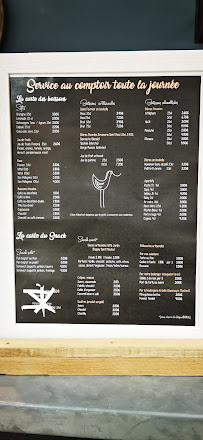 Le Restaurant du Parc du Marquenterre, self-restaurant produits frais de saison à Saint-Quentin-en-Tourmont carte