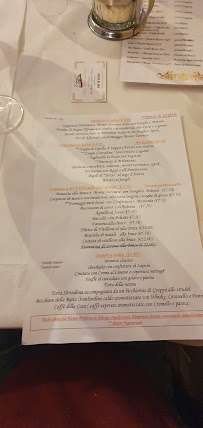 Restaurant Trattoria - Albergo Zucchi à San Bortolo (la carte)