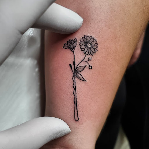 Explore cookie monster tattoo ideas, creative tattoo ideas in Shelbyville, available at The Copper Phoenix