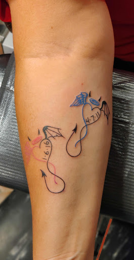 Explore simple flower tattoo ideas, creative tattoo ideas in Hebron, available at Explosive Ink Tattoo