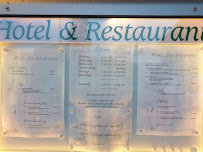 Restaurant Hotel zur Schiffmühle à Muldestausee (le menu)