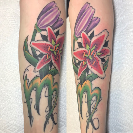 Explore tattoo ideas shoulder, creative tattoo ideas in Kearney, available at Bread N Butter Tattoo